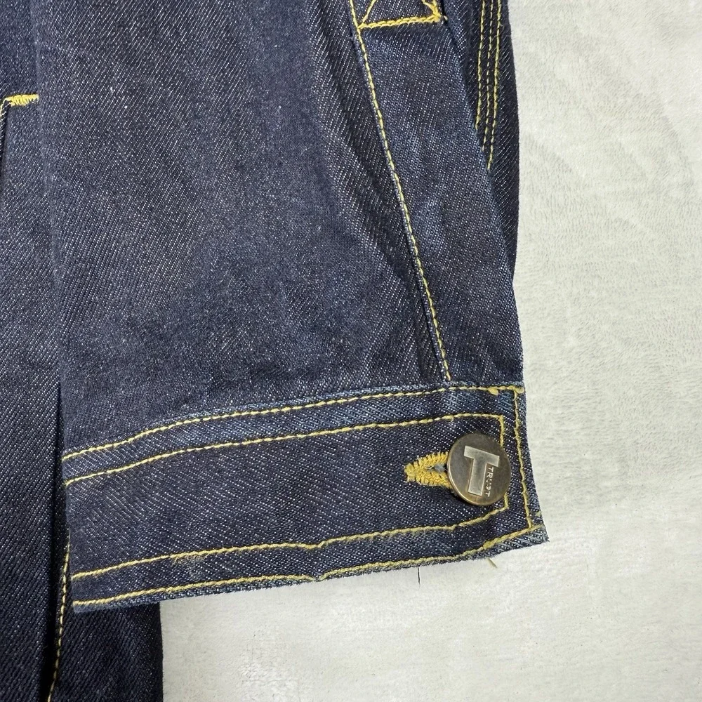 Trust Sports Collection Jean Jacket 2XL Trucker Baggy Y2K‎ Streetwear Fireman